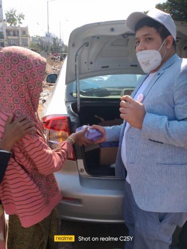 Power of Powers Foundation provided Food to the Needy People on 9th February'22