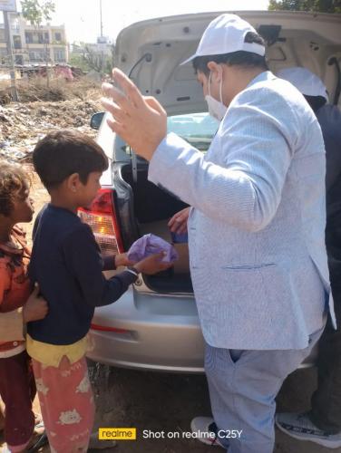 Power of Powers Foundation provided Food to the Needy People on 9th February'22
