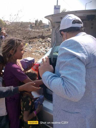 Power of Powers Foundation provided Food to the Needy People on 9th February'22