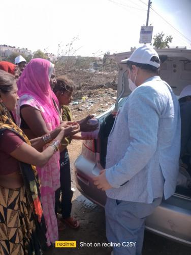 Power of Powers Foundation provided Food to the Needy People on 9th February'22