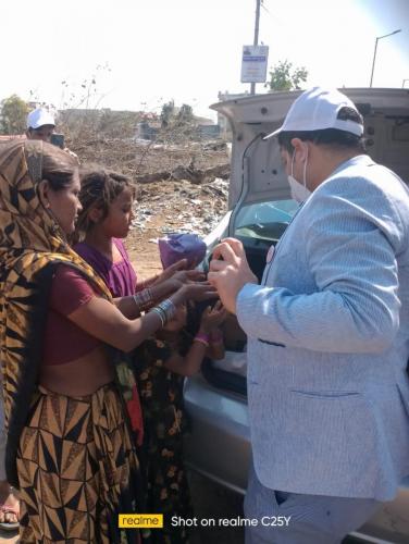 Power of Powers Foundation provided Food to the Needy People on 9th February'22