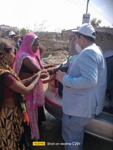 Power of Powers Foundation provided Food to the Needy People on 9th February'22