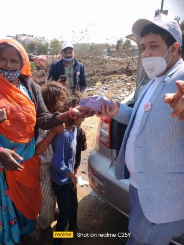 Power of Powers Foundation provided Food to the Needy People on 9th February'22