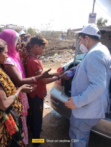 Power of Powers Foundation provided Food to the Needy People on 9th February'22