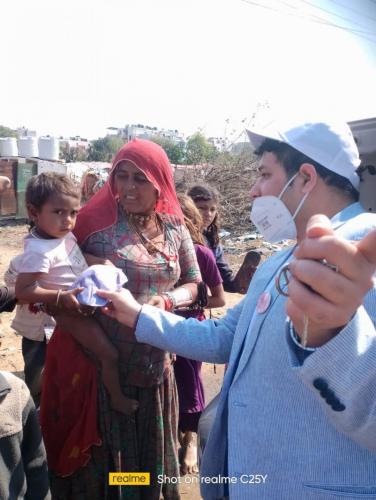 Power of Powers Foundation provided Food to the Needy People on 9th February'22