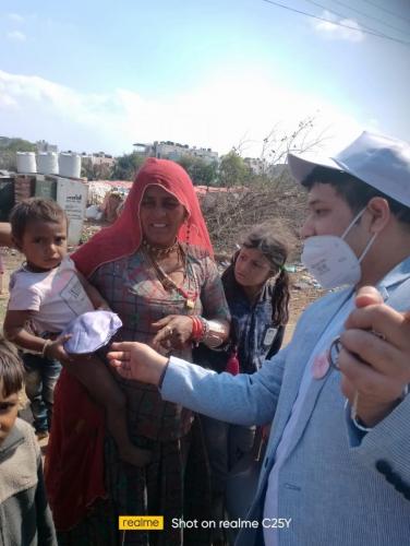 Power of Powers Foundation provided Food to the Needy People on 9th February'22