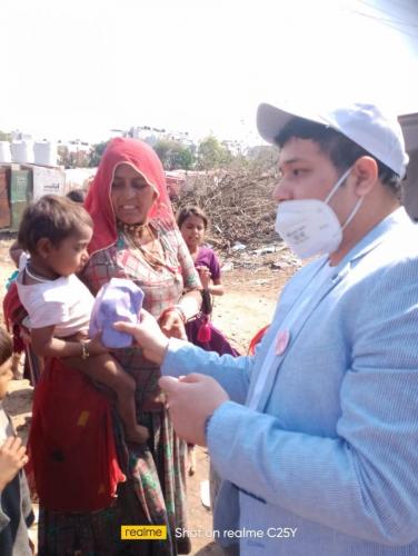 Power of Powers Foundation provided Food to the Needy People on 9th February'22