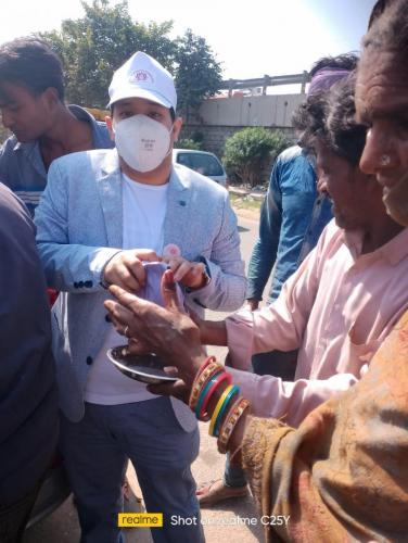 Power of Powers Foundation provided Food to the Needy People on 9th February'22