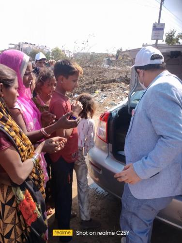 Power of Powers Foundation provided Food to the Needy People on 9th February'22