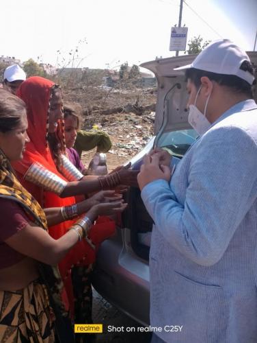 Power of Powers Foundation provided Food to the Needy People on 9th February'22