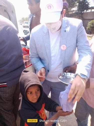 Power of Powers Foundation provided Food to the Needy People on 9th February'22