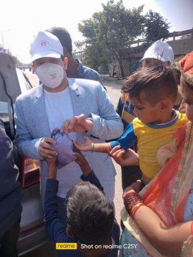 Power of Powers Foundation provided Food to the Needy People on 9th February'22