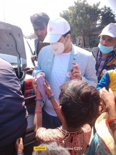 Power of Powers Foundation provided Food to the Needy People on 9th February'22