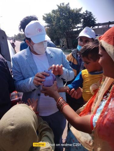 Power of Powers Foundation provided Food to the Needy People on 9th February'22