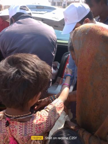 Power of Powers Foundation provided Food to the Needy People on 9th February'22