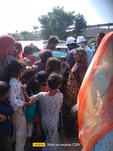 Power of Powers Foundation provided Food to the Needy People on 9th February'22