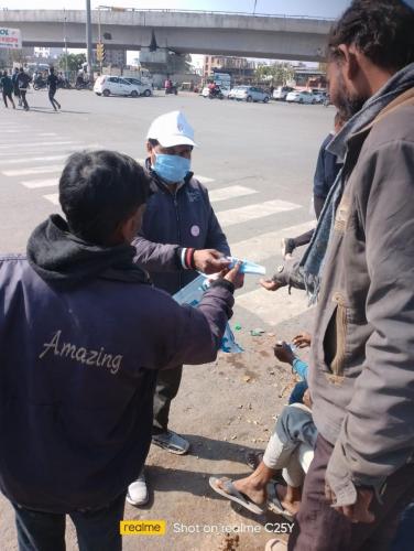 Power of Powers Foundation distributed Masks on 9th February'22