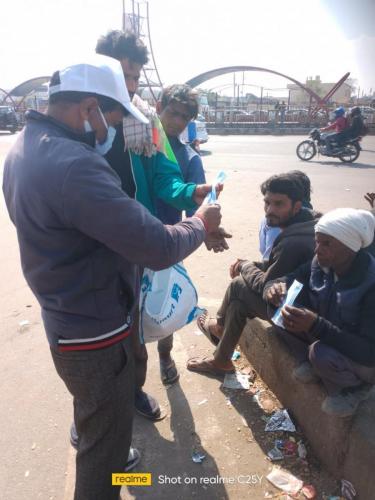 Power of Powers Foundation distributed Masks on 9th February'22