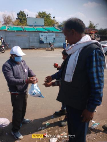 Power of Powers Foundation distributed Masks on 9th February'22